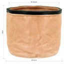 Ver imagem 6 de Cachepô  Decorativo Vaso Enfeite 10x12x12cm Cerâmica Bege