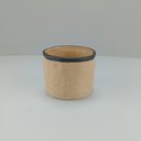 Ver imagem 2 de Cachepô  Decorativo Vaso Enfeite 10x12x12cm Cerâmica Bege