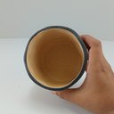 Ver imagem 7 de Cachepô  Decorativo Vaso Enfeite 10x12x12cm Cerâmica Bege