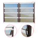 Ver imagem 3 de Basculante Alumínio 2 Seções 80 x 240 Elite V.Refl.Mix Corten Brimak