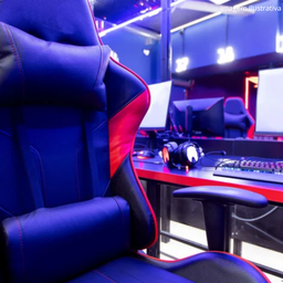 Cadeira de Escritório Gamer Ergonômica Reclinável Vermelho - 10