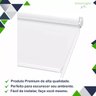 Persiana Cortina Rolo Tecido Blackout Liso Branco 1,40m X 1,40m - Sala Quarto Escritório - Blecaute - 2