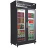 Expositor Vertical 2 Portas de Vidro Rf020 Frilux Refrigerador 700 Litros Preto 220v - 1