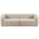 Ver imagem 4 de Kit Sofá 5 Lugares para Sala 332cm com 01 Poltrona Lazio M03 Veludo Bege - Lyam Decor