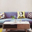 Ver imagem 4 de Papel de Parede Linho Rosa Claro Vinilico Lavável+ Cola Inclusa Cr333035r