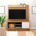 Ver imagem 1 de Estante Home Tv até 42 Pol Nicho Porta 150x175cm Natural