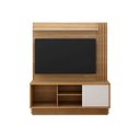 Ver imagem 2 de Estante Home Tv até 42 Pol Nicho Porta 150x175cm Natural