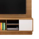 Ver imagem 4 de Estante Home Tv até 42 Pol Nicho Porta 150x175cm Natural