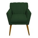 Ver imagem 3 de Kit 2 Poltronas Decorativa Cecília - Verde