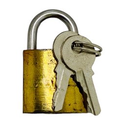 Cadeado 20 Mm com 2 Chaves para Portas/malas/armarios/bolsas - 6