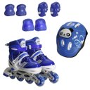 Ver imagem 1 de Kit Patins Chassis Alm Azul Zippy Toys:34 a 37