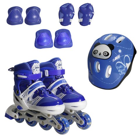 Kit Patins Chassis Alm Azul Zippy Toys:34 a 37