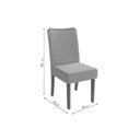 Ver imagem 2 de Kit 2 Cadeiras Sala Jantar 2cad129 2 Un Canela Suede Preto