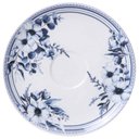 Ver imagem 2 de Jogo 6 Xícaras com Pires 250ml Porcelana Decorada Tramontina Azzura Servir Café Chá