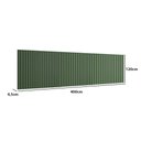 Ver imagem 2 de Cabeceira Ripada para Cama Super King 400cm 100% Mdf Cor:musgo