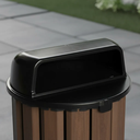 Ver imagem 5 de Lixeira Ibiara 50cm Preta - 67l