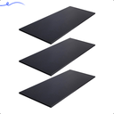Ver imagem 2 de Kit 3 Prateleira Preta 80X35 Tampo Tabua Mdf Organizadora Decoração Cozinha Quarto Banheiro Sala