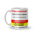 Ver imagem 1 de Caneca de Porcelana Engraçada Remédios Divertidos Paraquecertudo