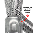 Ver imagem 4 de Kit Dupla Saída de Gás Registro Aliança 1kg Flexível:60cm + 60cm