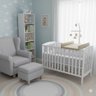 Trocador Portátil para Berço em Corino Branco Phoenix Baby Macio Higiênico Conforto Infantil Enxoval - 6