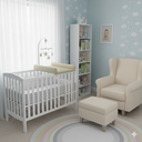 Ver imagem 5 de Trocador Portátil para Berço em Corino Branco Phoenix Baby Macio Higiênico Conforto Infantil Enxoval