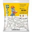Ver imagem 2 de Bucha Drywall Fly 3 Gesso Kit 25 Parafusos Philips com Bucha