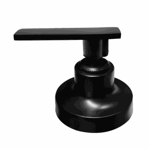 Acabamento Registro Preto Volante C-73 Abs ½, ¾ Padrão Deca