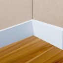 Ver imagem 6 de Kit 15 Barras Rodapé de Poliestireno 5cm de Altura Liso Branco (5x1x240cm) - Formix 3d