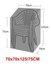 Ver imagem 2 de Capa Impermeável para Cadeira 70x70x125/75cm