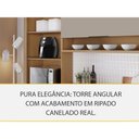 Ver imagem 7 de Kit Modulado Realeza 3 Portas 4 Gavetas MDF Amadeirado Carvalho e Titânio Nesher Móveis