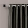 CORTINAS PRONTAS CORTA LUZ TECIDO BLEND 420X230 CM 6PRETO . - 3