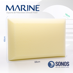 Kit 2 Travesseiros Marine Alto Sonos 16cm - 4