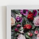 Ver imagem 2 de Quadro Rosas e Flores Coloridas Moldura Branca 60x40cm
