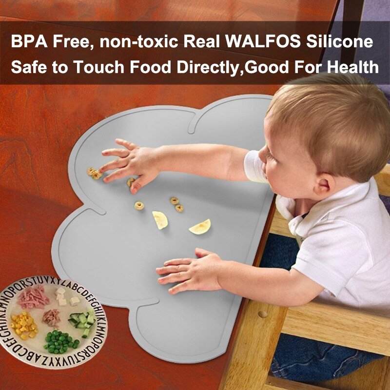 Tapete De Silicone Para Bebês WALFOS, Esteira Resistente Ao Calor De Silicone Resistente Ao Calor - 3