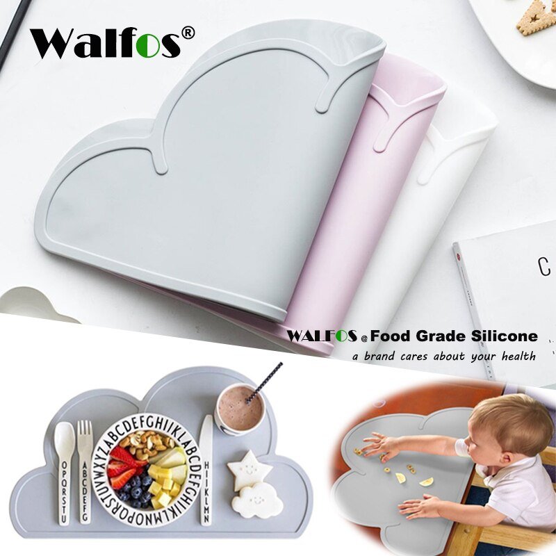Tapete De Silicone Para Bebês WALFOS, Esteira Resistente Ao Calor De Silicone Resistente Ao Calor - 2
