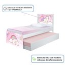 Ver imagem 4 de Bi Cama Infantil Solteiro 195cm X 96cm Kmteb