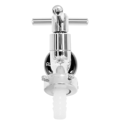 Torneira Para Jardim Tanque Alavanca Metal Cromada 1130 C31:Prateado - 4