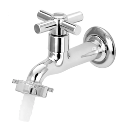 Torneira Para Jardim Tanque Alavanca Metal Cromada 1130 C31:Prateado - 2