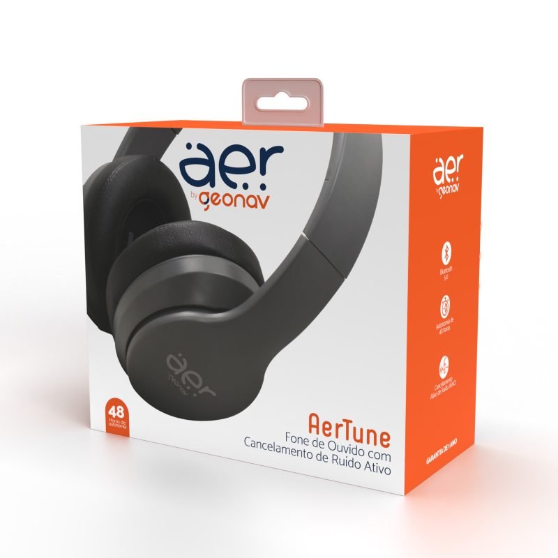 Fone de ouvido BlueTooth com cancelamento de Ruido Over-Ear Geonav - 7