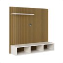 Ver imagem 3 de Painel para Sala Gold Ripado 32 Polegadas - Canelado com Off White