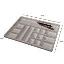 Ver imagem 2 de Bandeja Divisória Poliestireno para Mesa Auxiliar Gaveteiros