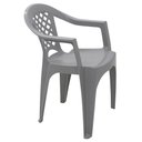 Ver imagem 1 de Cadeira Tramontina Iguape em Polipropileno Cinza Tramontina
