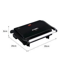 Grill Elétrico Compact Arno Gpto Antiaderente 850w 220v - 8