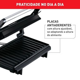 Grill Elétrico Compact Arno Gpto Antiaderente 850w 220v - 4