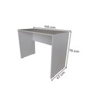 Ver imagem 3 de Escrivaninha Mesa Escritório com Armário Baixo e Aéreo com Chave Modular Conjuntocubos 170cm Cinza