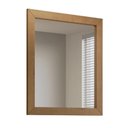 Ver imagem 1 de Espelho com Moldura Madeira Macica Taeda 90x78 Cm 2816 Freijo Festra
