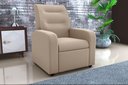 Ver imagem 1 de Poltrona Reclinável Classic Suede Bege B251 - Matrix