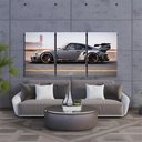 Ver imagem 3 de Kit 3 Quadro Decorativo Carro Esportivo 911 Gt3 Gts Hypercar Moderno Qualidade Premium 40x28cm