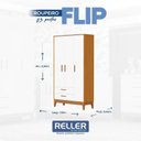 Ver imagem 3 de Quarto de Bebê Flip com Cômoda Gaveteiro Branco Acetinado Savana - Reller