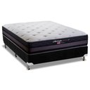 Ver imagem 1 de Cama Box Casal: Colchão Molas Herval Maxspring Málaga + Base CRC Suede Black(138x188)